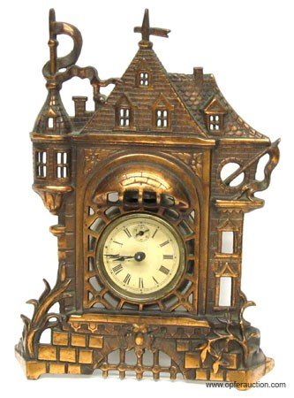 CASTLE FIGURAL ALARM CLOCK