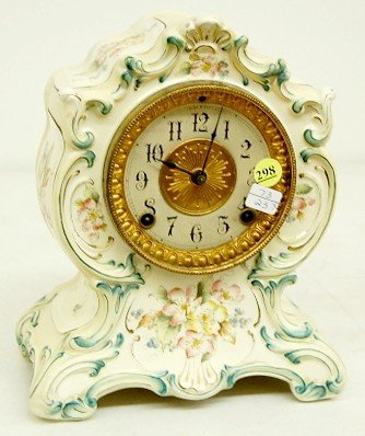 Ansonia “Towanda” China Case Clock