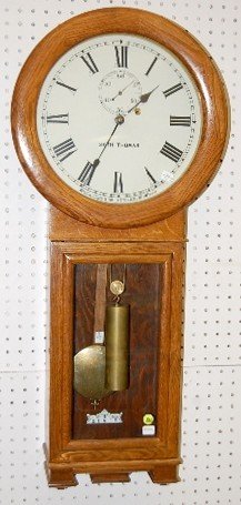 Oak Seth Thomas No. 2 Re-Issue Wall Clock