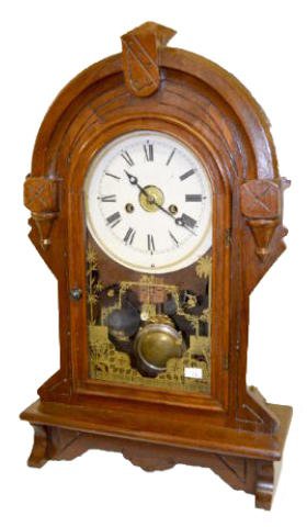 Seth Thomas “Julien” Walnut Kitchen Clock