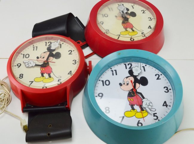 Disney Mickey Mouse Wall Clock Grouping