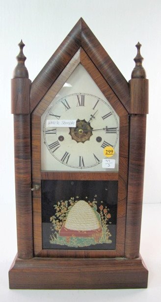 E. N. Welch Sharp Gothic Steeple Clock