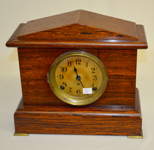 Antique Seth Thomas Red Adamantine Mantel Clock