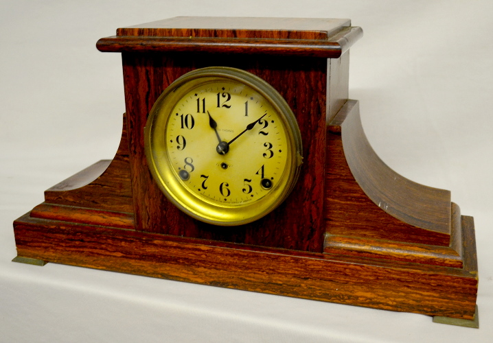 Antique Seth Thomas “Bolo” Red Adamantine Shelf Clock