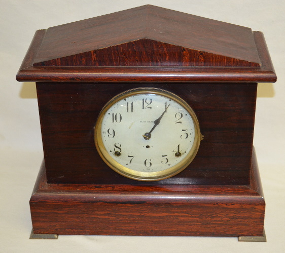 Antique Seth Thomas Red Adamantine Mantel Clock