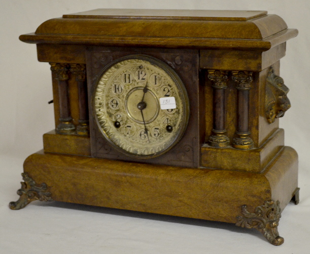 Antique Seth Thomas Gold Adamantine Mantel Clock