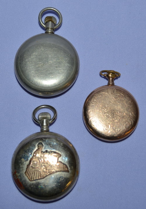 3 Antique Waltham Pocket Watches