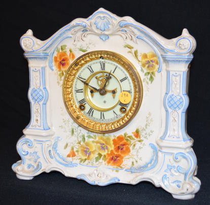 Ansonia Royal Bonn La Orne China Clock