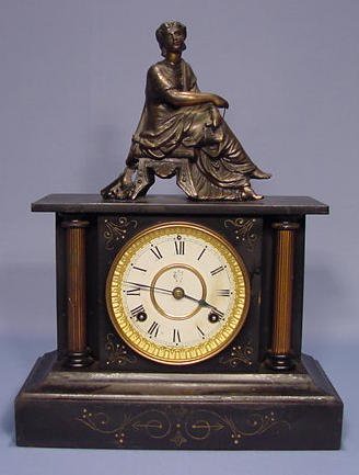 Waterbury Palmetto Mantle Clock