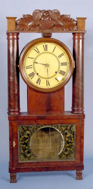 George Marsh Hollow Column Shelf Clock