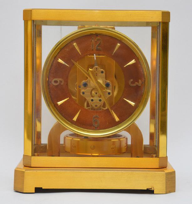 Jaeger Le Coultre Atmos Clock.  Ht. 9 3/8Â. W. 8 Â¼Â