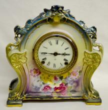 Antique Ansonia Royal Bonn “Le Chartres” Porcelain Clock