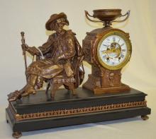 Antique New Haven “Rubens” Statue Clock