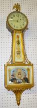 E. Howard Gold Leaf and Gilt No. 95 Banjo Clock