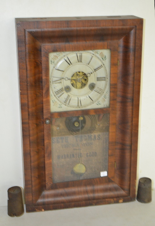 Antique Seth Thomas OG Weight Driven Shelf Clock