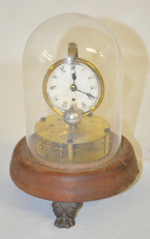 Antique Briggs Rotary Style Clock with Dome