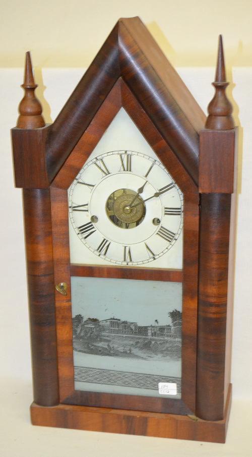 Antique Wm. L. Gilbert Steeple Clock with Alarm