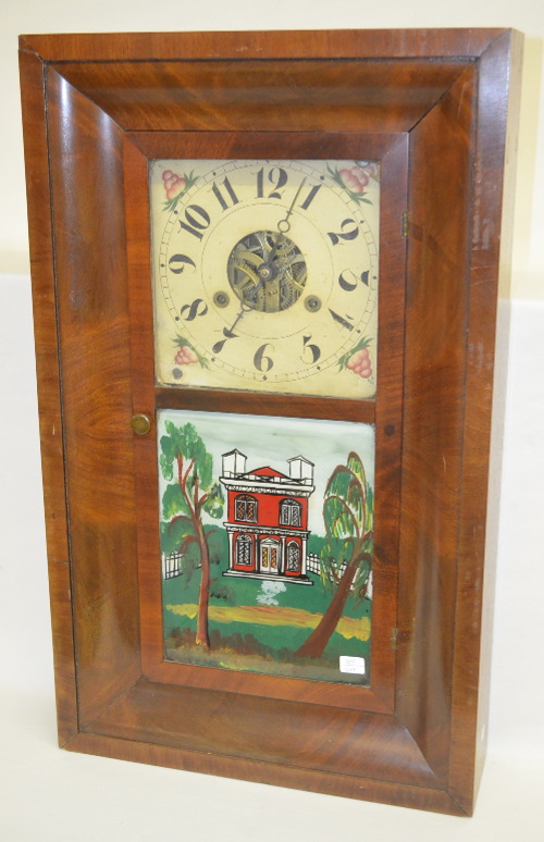 Antique Silas Hoadley OG Shelf Clock