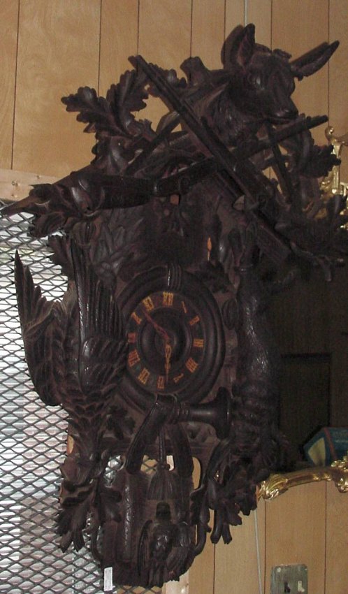 Ornate Large Black Forest Cuckoo Clock