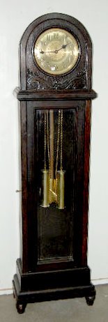 Hienzle 2 Weight Oak Grandfather Clock