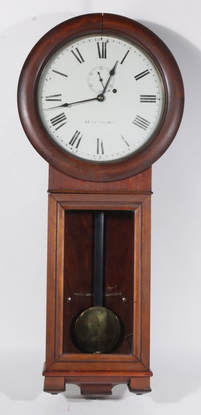 SET THOMAS REGULATOR NO.2 CLOCK CIRCA 1880