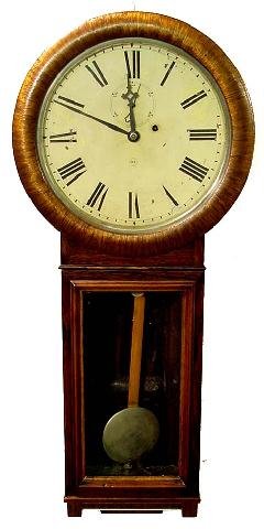 No. 2 Seth Thomas Mahogany Regulator Wall Clock