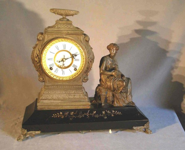 Statue Clock by Kroeber