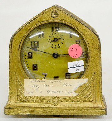 A. Schadow & Son Art Nouveau Alarm Clock