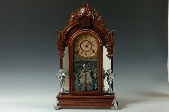 ANSONIA ‘WINDSOR’ MIRRORSIDE PARLOR CLOCK