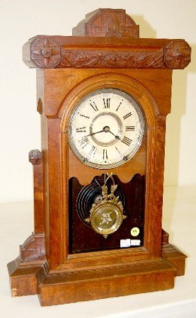 Seth Thomas “Pittsburgh” City Series Walnut Clock-ClockPrices.Com