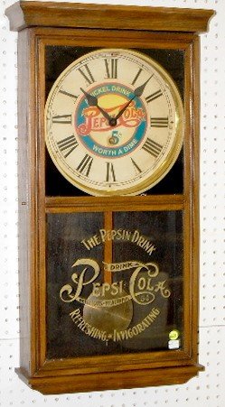 Gilbert Pepsi Cola Advertising Wall Clock