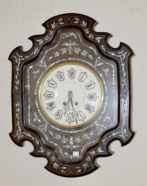 Antique French M.O.P. Picture Frame Clock