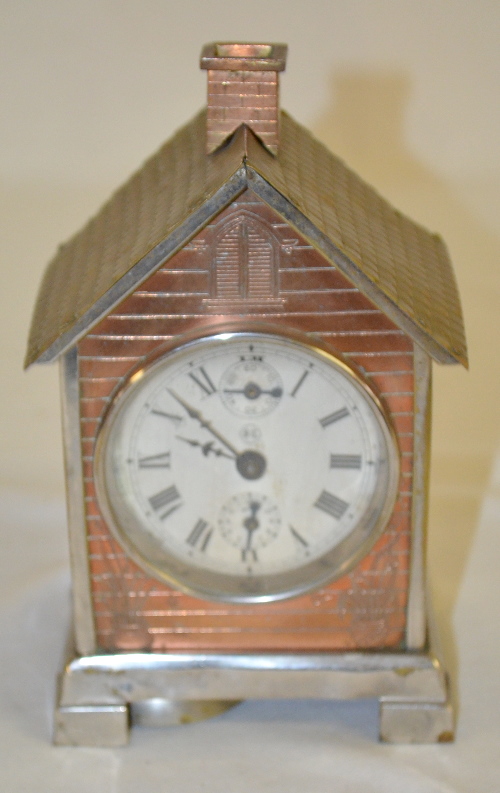 Antique Seth Thomas Novelty Clock, Metal House