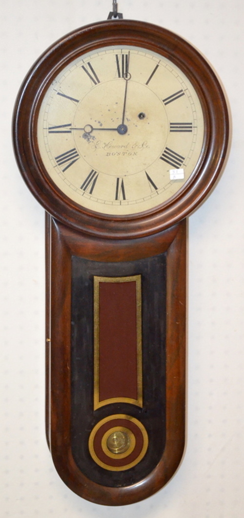 Antique Howard #11 Keyhole Regulator Clock