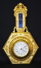 Antique French Brass/Gilt Wall Clock