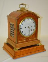 Dent English Bracket Clock with Base, Circa 1850