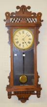 Antique Waterbury “Eaton” Wall Regulator Clock