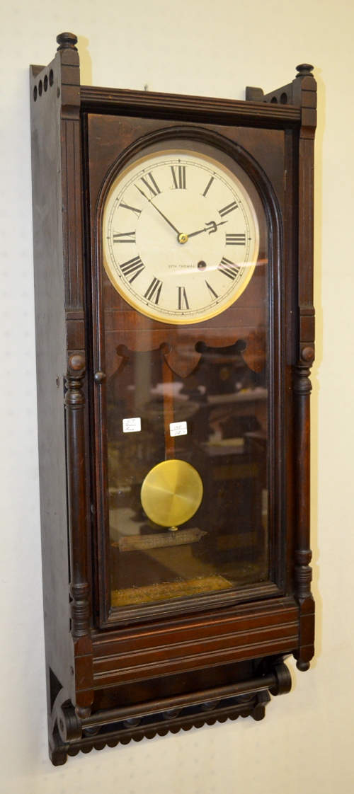 Antique Seth Thomas Queen Anne Wall Clock