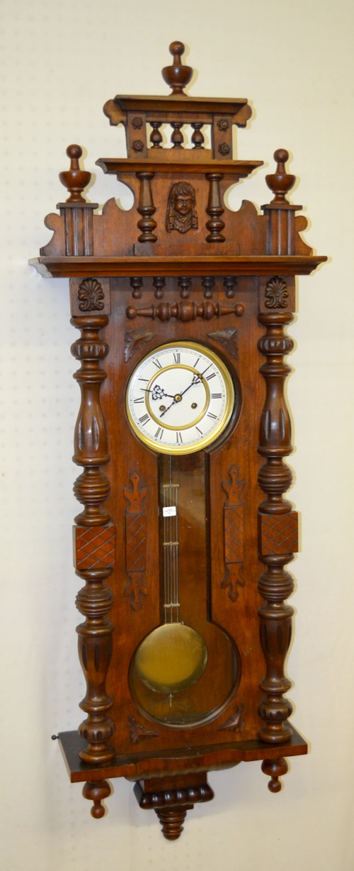 Antique Keyhole Regulator With Child’s Head on the Crest