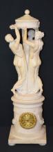 Antique French “Three Graces” Marble Clock