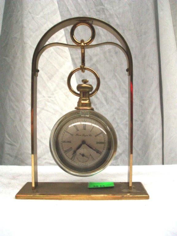 Henri Lagin, Cie, Germany Paperweight Clock