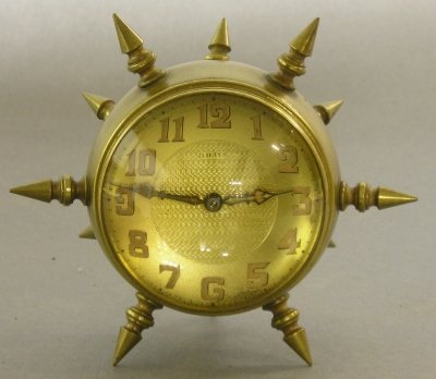 Brass desk clock