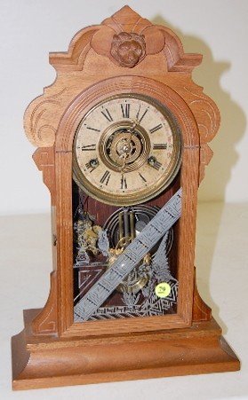 Gilbert Walnut “Leda” Kitchen Clock