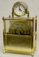 Quartz B.O. Brass Musical Desk Clock