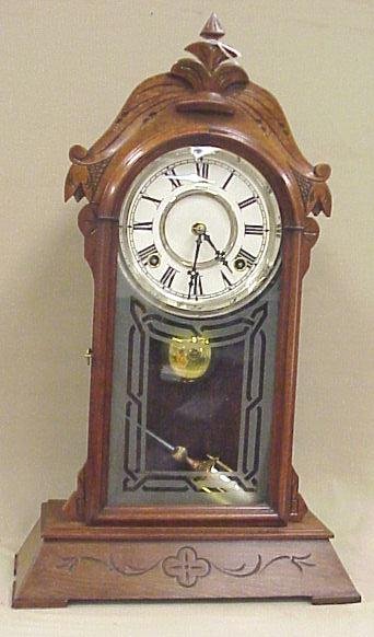 George B. Owen Parlor Clock, Patent-1876, 21″ Tall,