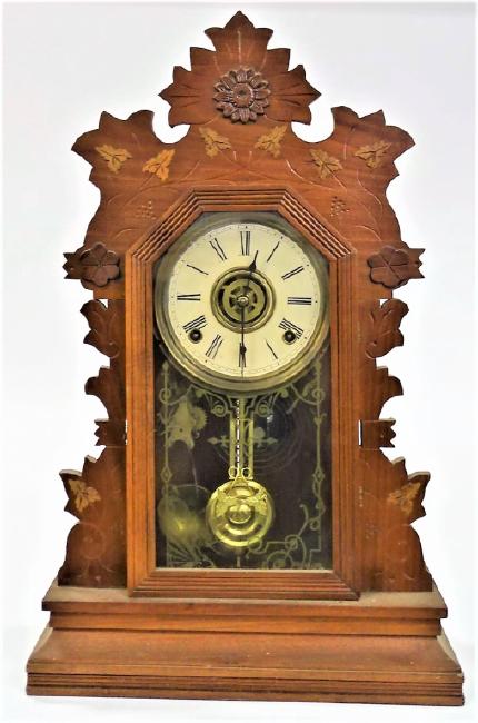 Mid 19th century ‘Dove’ kitchen clock by William Gilbert Clock Co