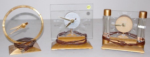 3 Electric Clocks Jefferson & Mastercrafters