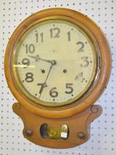 Antique Oak Wall Clock