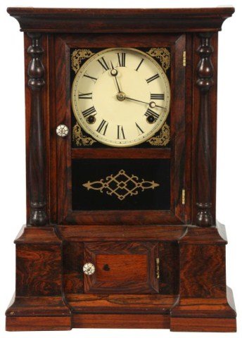 Atkins Half Column Shelf Clock