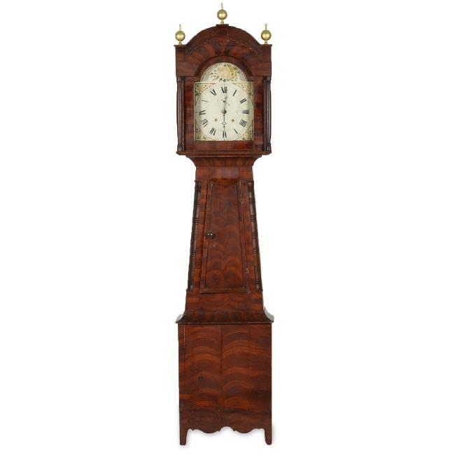 C. 1840s “Quebec-Style” Tallcase Clock